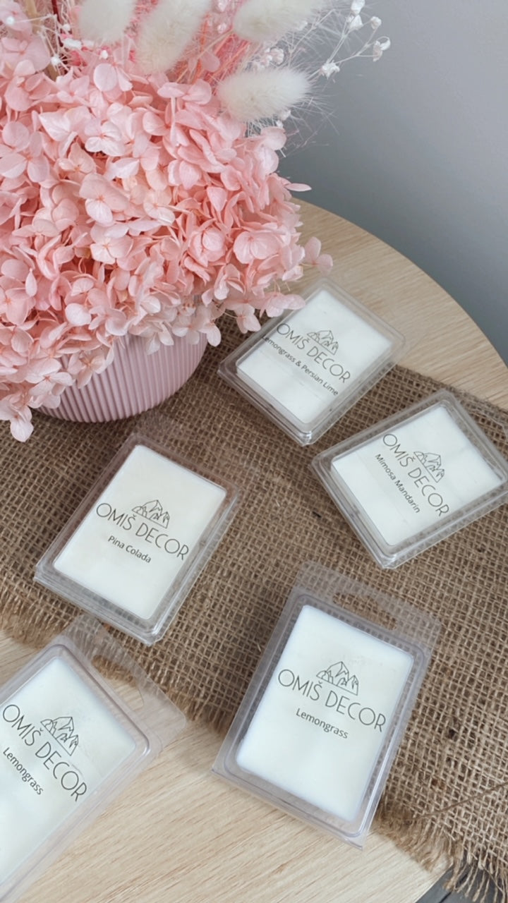 Our wax melts are the best way to sample all our delicious fragrances. One pack of melts last for 50 hours.