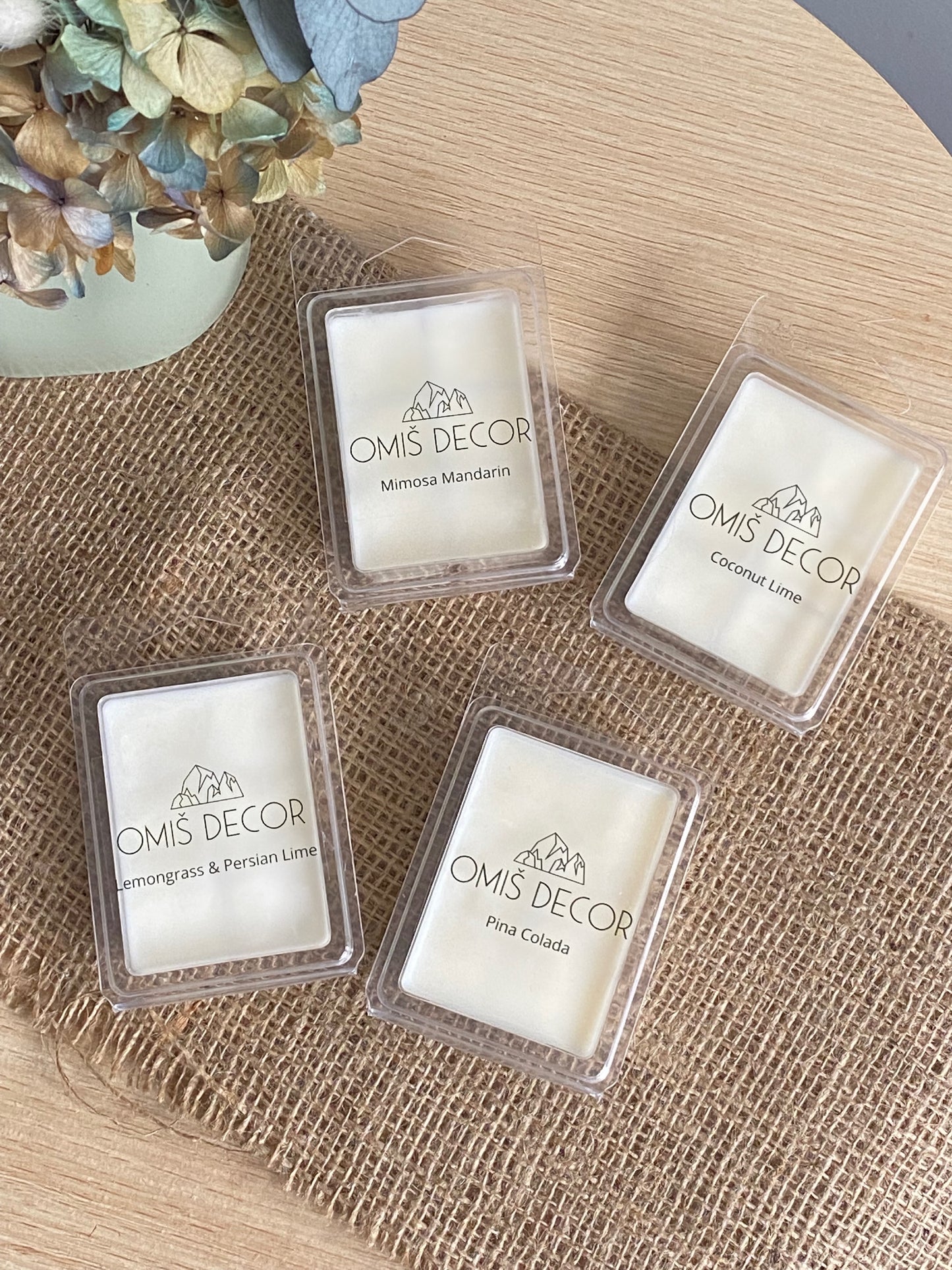  Our wax melts are the best way to sample all our delicious fragrances. One pack of melts last for 50 hours.